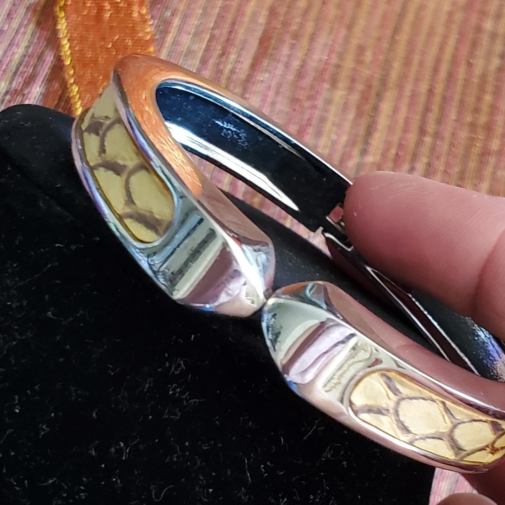 Stella and Dot Emerson reptile print bracelet